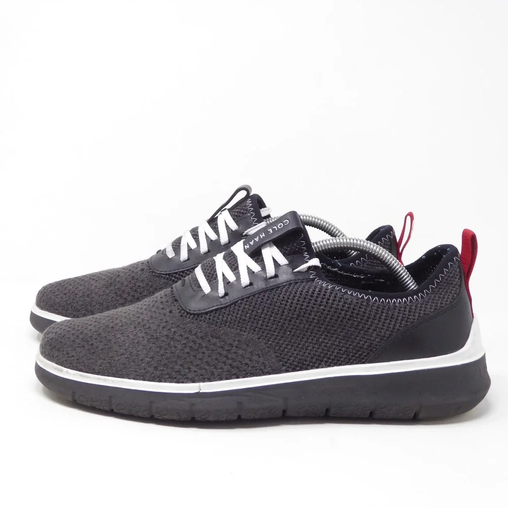 Cole Haan Mens Zerogrand Stitchlite Oxford Charcoal Grey C31402 Size 10